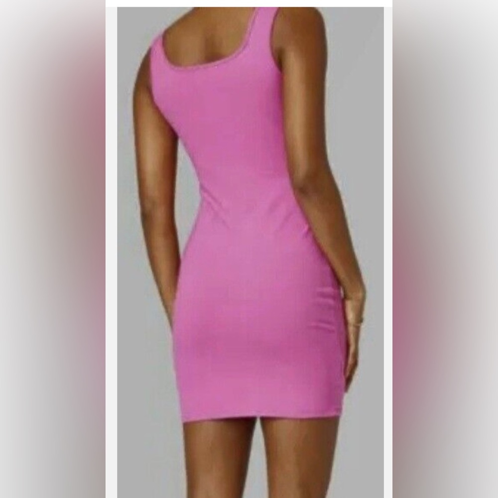 Women’s Wild Fable Seamed Bodycon Sleeveless Dress Magenta - Picture 2 of 6